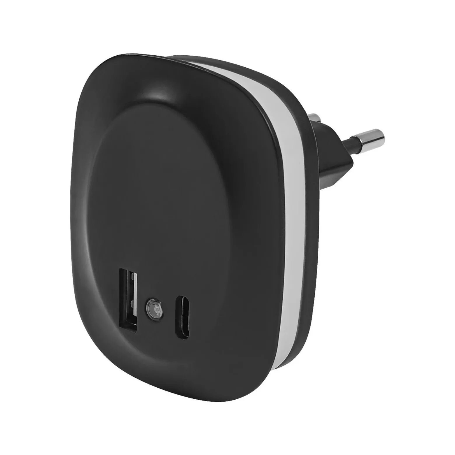 Lámpara nocturna LED para enchufe LUNETTA EDGE de OSRAM, negro Sensor