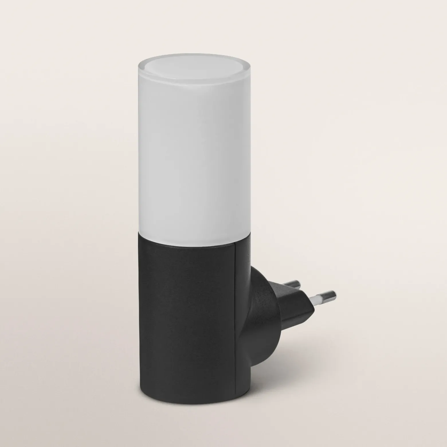 Lámpara nocturna LED para enchufe OSRAM LUNETTA FLARE negro Sensor