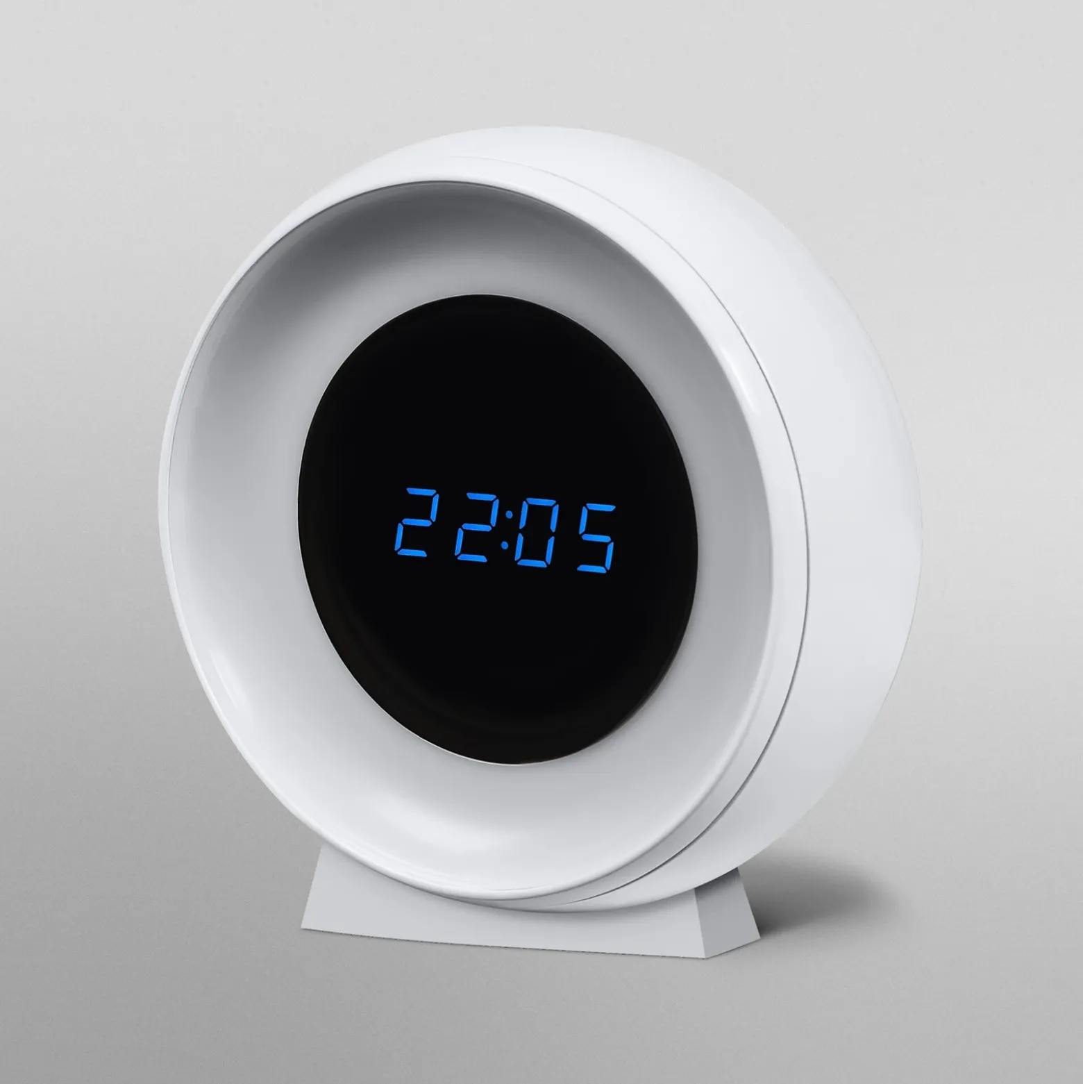Lámpara nocturna LED recargable NIGHTLUX CLOCK de OSRAM, blanca, reloj, CCT