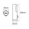 Lámpara nocturna NIGHTLUX TORCH de OSRAM, blanca, sensor, batería IP54