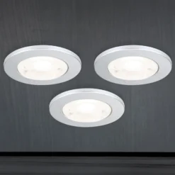 Lámpara para muebles LED Artist set 3 ud plata