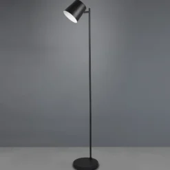 Lámpara pie LED Blake, batería, atenuable, negro