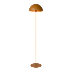 Lámpara pie Siemon de acero Ø 35 cm, amarillo ocre