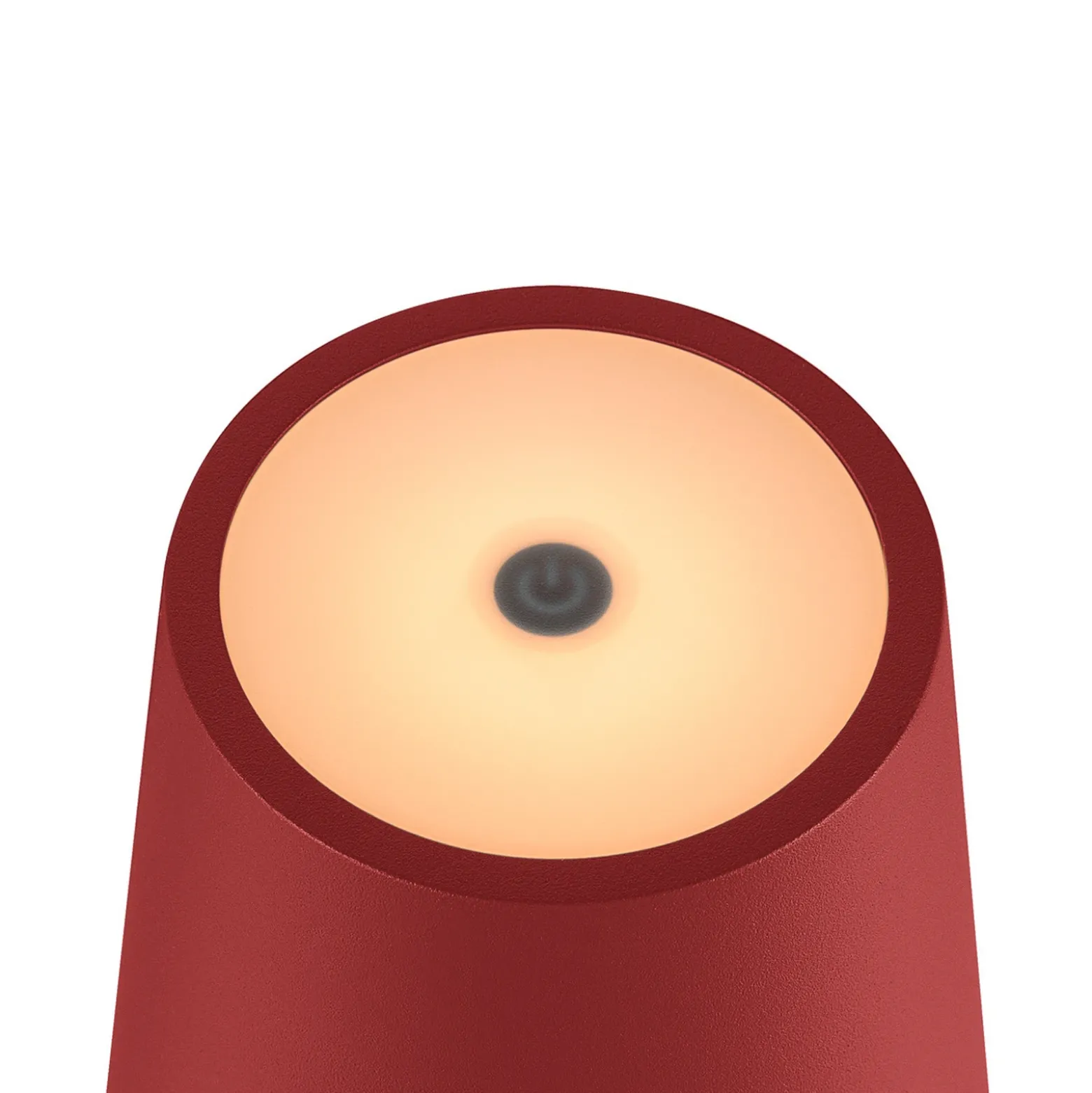 Lámpara recargable LED SLV Vinolina Two, roja, aluminio, Ø 11 cm, IP65, CCT