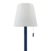 Lámpara recargable Lindby LED Azalea azul aluminio CCT regulable en altura