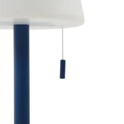 Lámpara recargable Lindby LED Azalea azul aluminio CCT regulable en altura