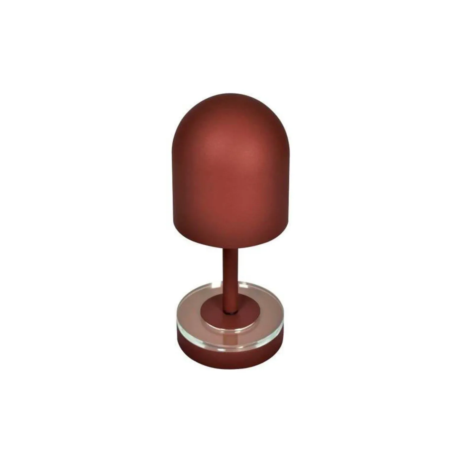 Lámpara recargable Luceo de AYTM, marrón, metal, 24 cm, atenuable, IP44