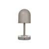 Lámpara recargable Luceo de AYTM, color topo, metal, 24 cm, atenuable, IP44