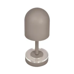 Lámpara recargable Luceo de AYTM, color topo, metal, 24 cm, atenuable, IP44
