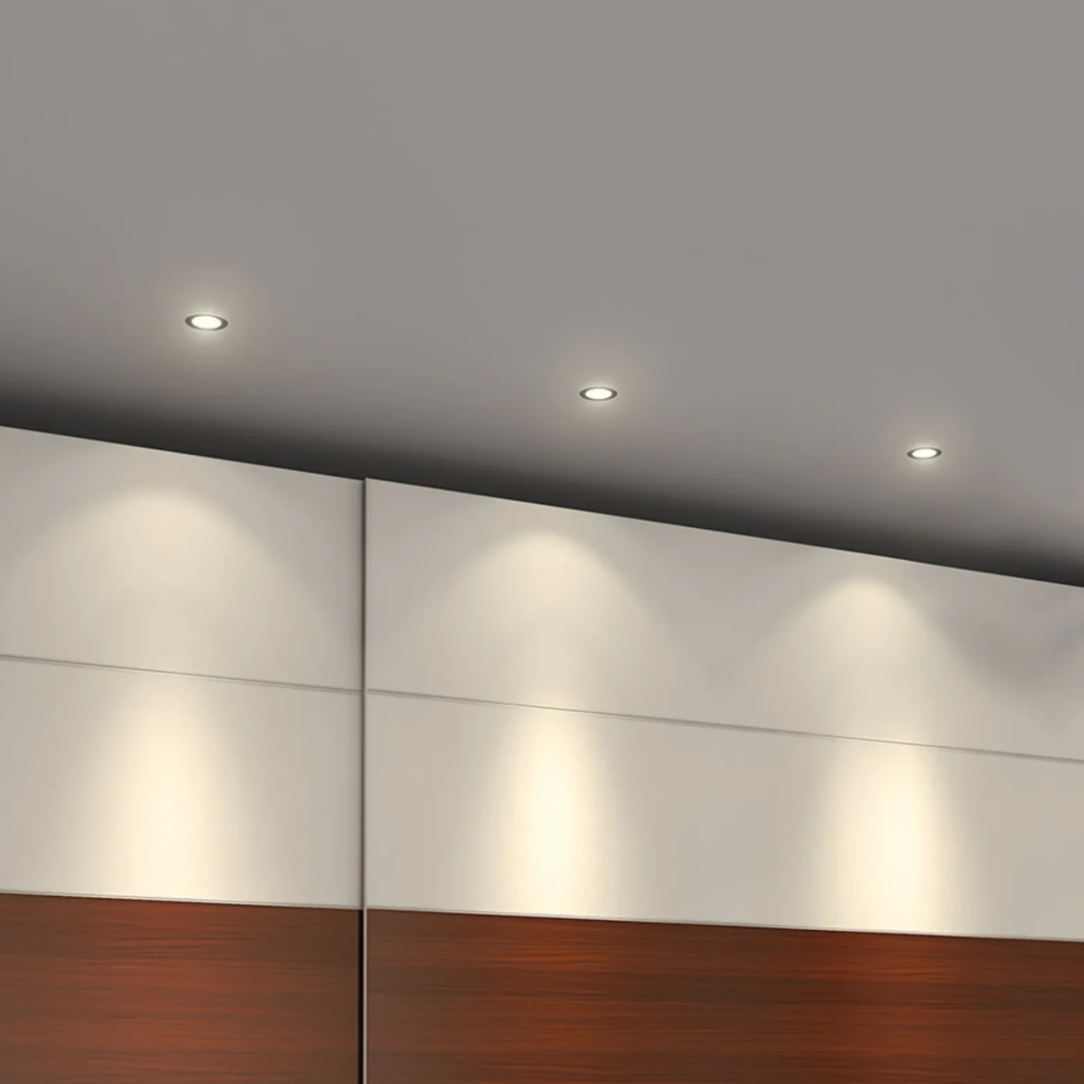 Lámparas empotradas FR 68-LED set 5 blanco cálido