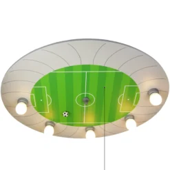 Lámpara techo Estadio de fútbol, puntos de luz LED
