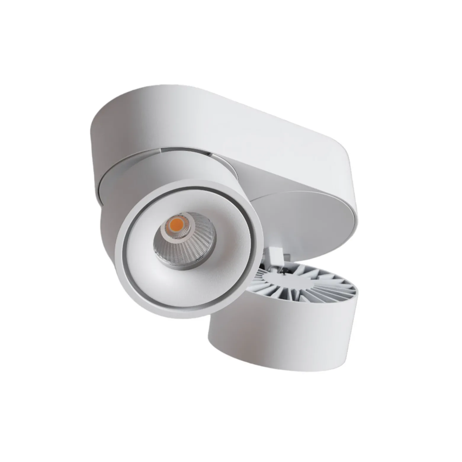 LOOM DESIGN Aim Downlight LED de 2 luces blanco