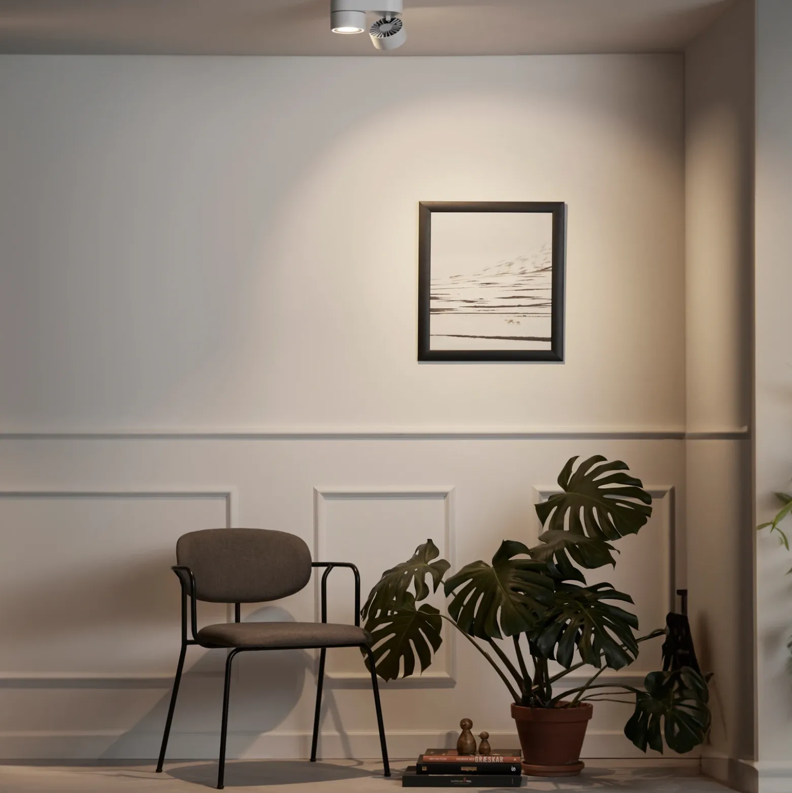 LOOM DESIGN Aim Downlight LED de 2 luces blanco