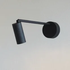 LOOM DESIGN Foco LED Iris, negro, aluminio, Ø 4,5 cm