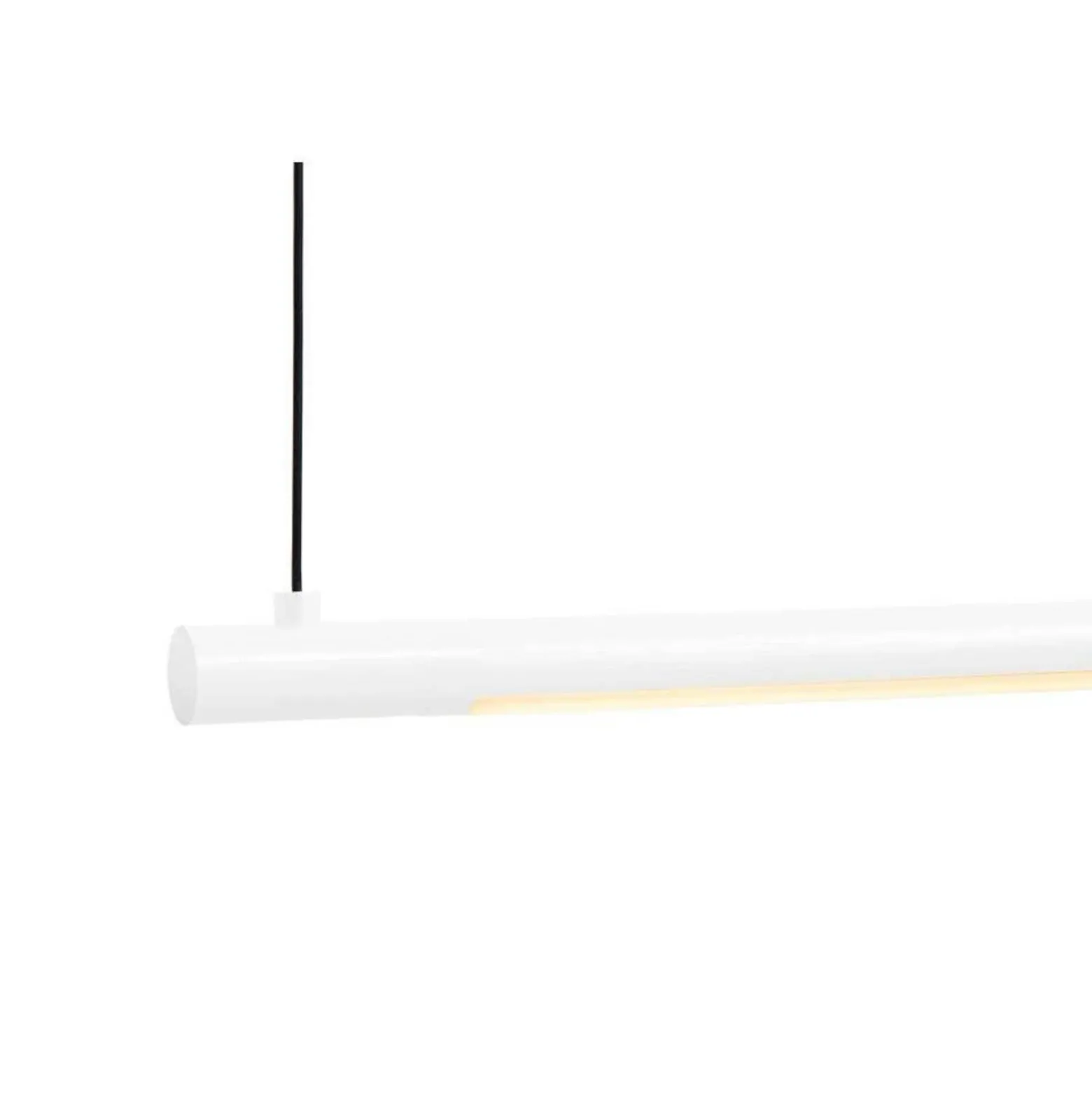 LOOM DESIGN Lámpara colgante LED Straw 200, blanca, aluminio