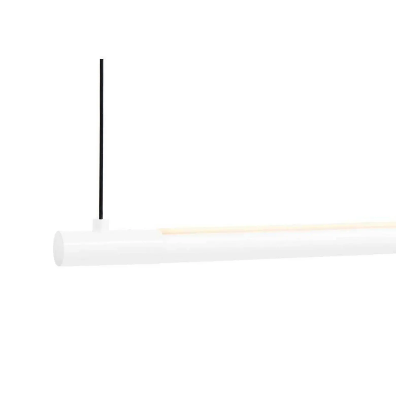 LOOM DESIGN Lámpara colgante LED Straw 200, blanca, aluminio