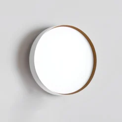 LOOM DESIGN Plafón LED Lucia, blanco/oro Ø 45 cm