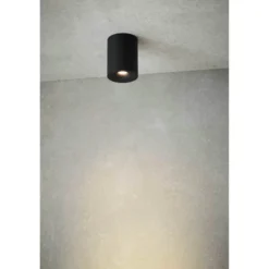 LOOM DESIGN plafón LED Nyx, negro, IP54