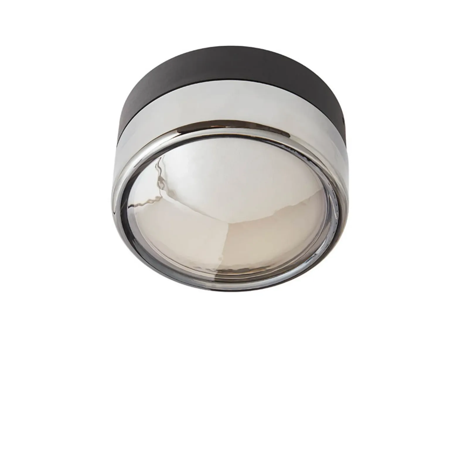 LOOM DESIGN plafón LED Otto Convex, gris, IP65