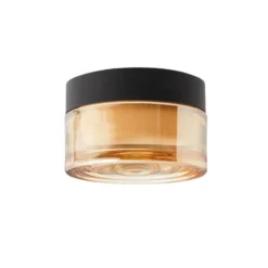 LOOM DESIGN plafón LED Otto Wave, ámbar, IP65