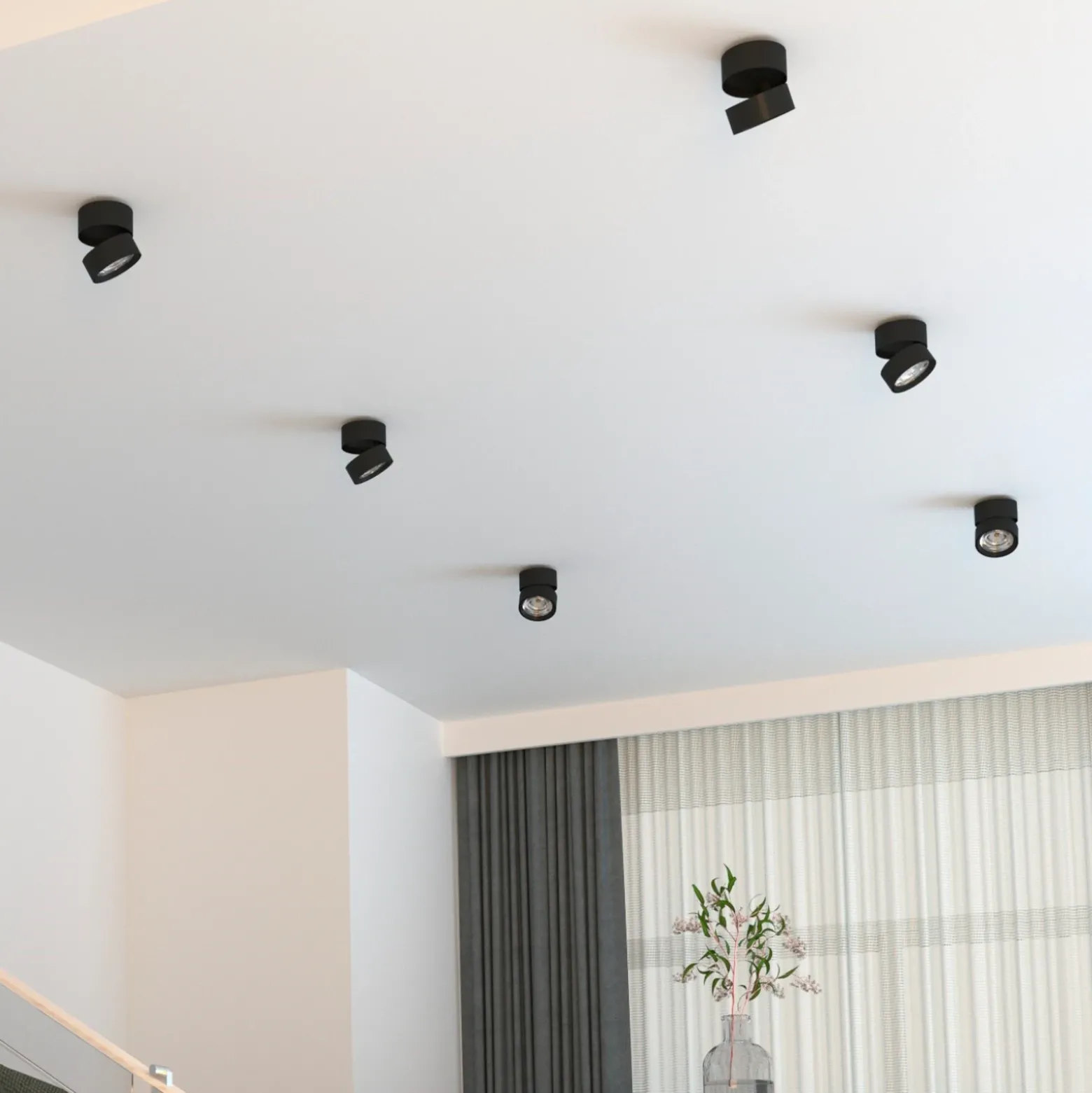 LOOM DESIGN Ray downlight LED Ø9.3cm 13W negro