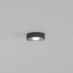 LOOM DESIGN Sif Plafón LED IP65 negro atenuable