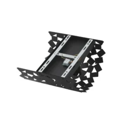 Lucande aplique de pared Aeloria, negro, hierro, 32,5 cm, E27