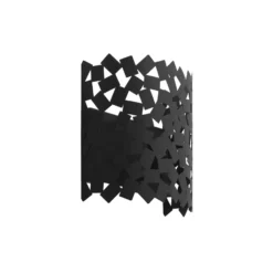Lucande aplique de pared Aeloria, negro, hierro, 32,5 cm, E27