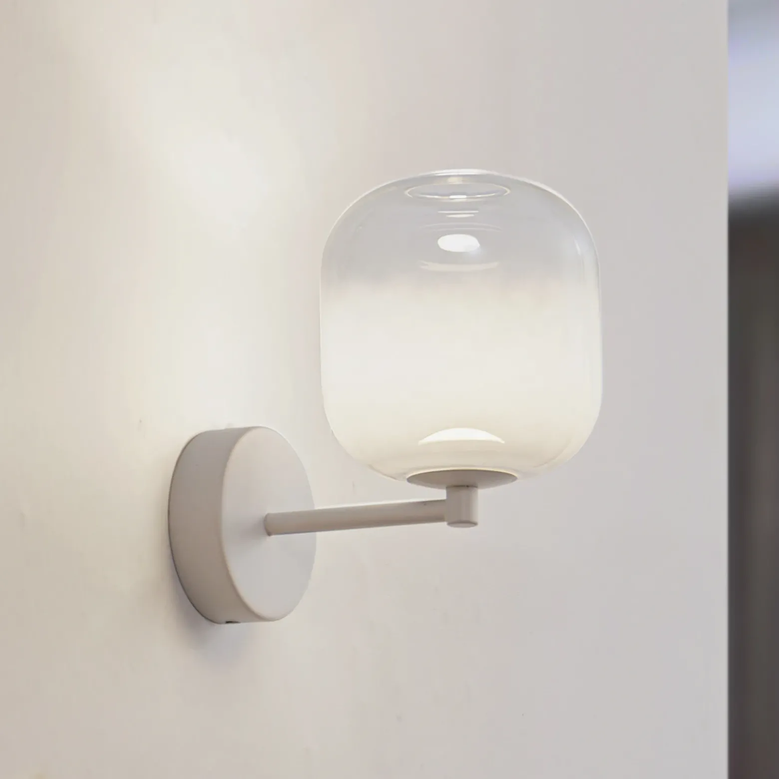 Lucande Aplique de pared LED Avelina, blanco