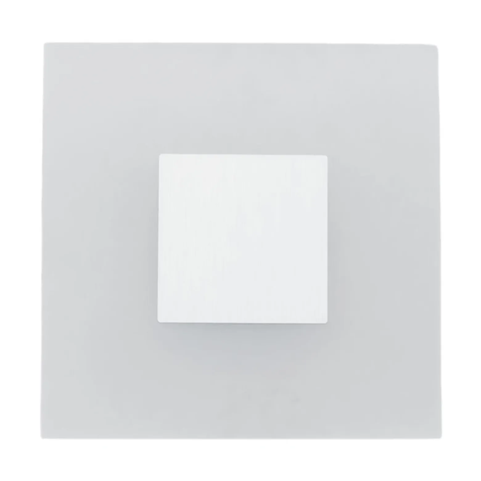 Lucande Aplique de pared LED Berlind, 26 cm, blanco, cristal, metal