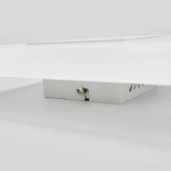 Lucande Aplique de pared LED Berlind, 26 cm, blanco, cristal, metal