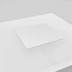 Lucande Aplique de pared LED Berlind, 26 cm, blanco, cristal, metal