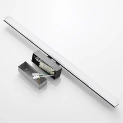 Lucande aplique de pared LED Lisana, horizontal, 75 cm, IP44