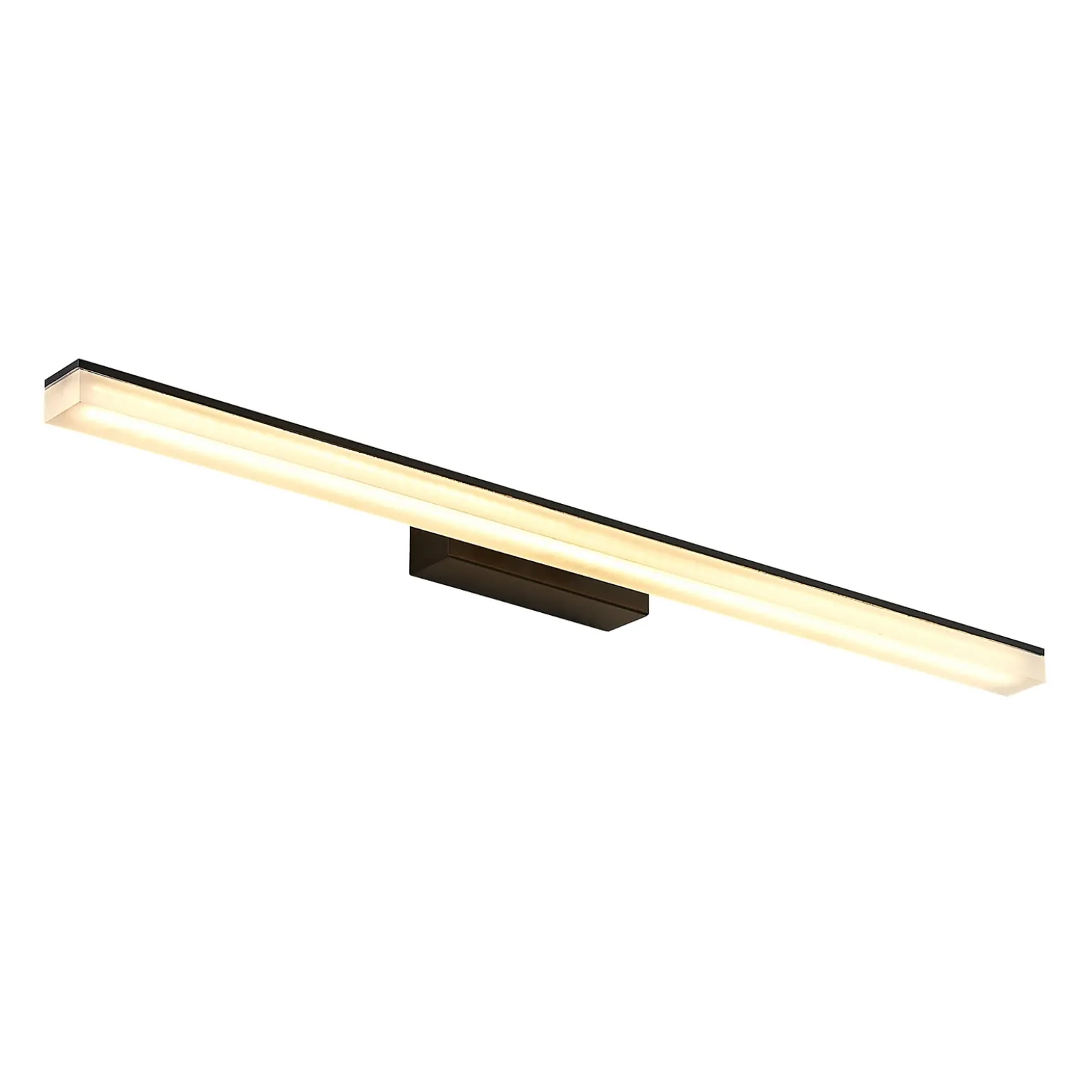 Lucande aplique de pared LED Lisana, horizontal, 75 cm, IP44
