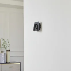 Lucande aplique de pared LED Magya, negro, 2 luces, angular
