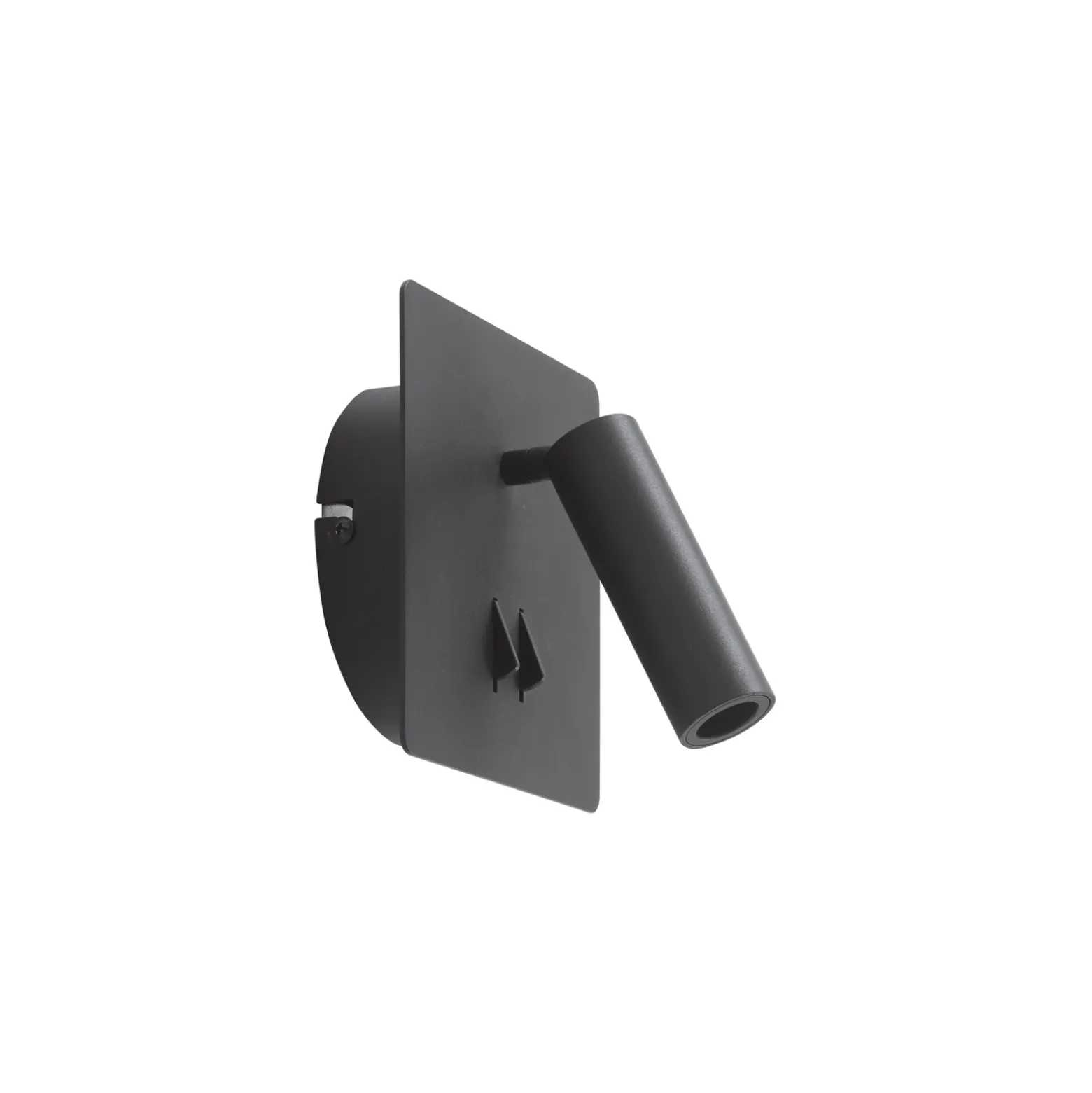 Lucande aplique de pared LED Magya, negro, 2 luces, angular