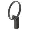 Lucande Aplique de pared LED Yekta, indirecto, negro, atenuable