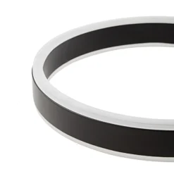 Lucande Aplique de pared LED Yekta, directo, negro, atenuable