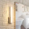 Lucande Aplique LED para baño Julie, 32 cm de altura, cromo, IP44