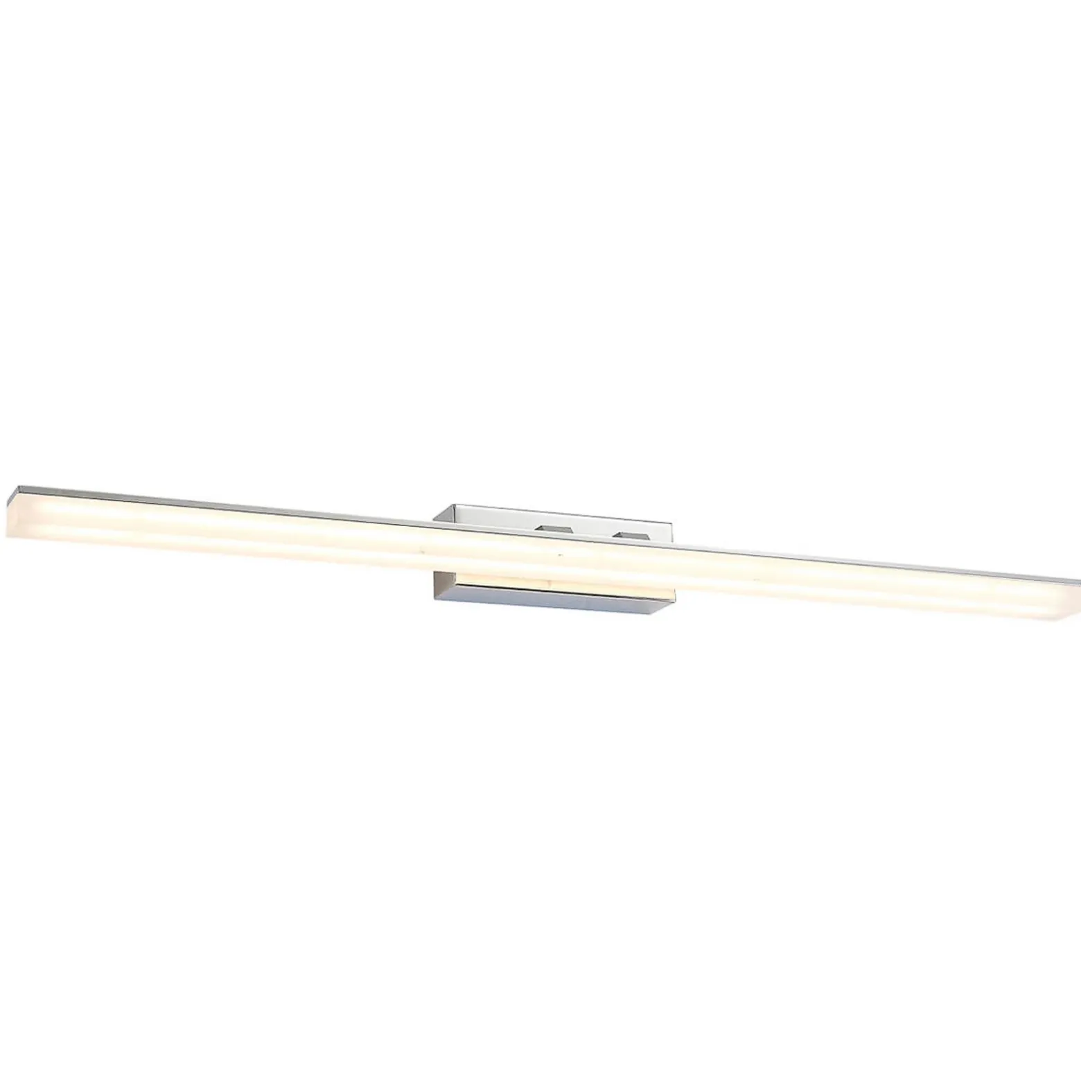 Lucande Aplique LED para baño Julie, 75cm, cromo, metal, IP44