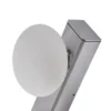 Lucande aplique LED para baño Myrra, cromo, cristal, 60 cm, IP44
