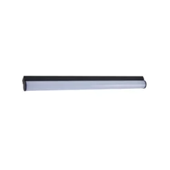 Lucande aplique LED para baño Vilmara, negro, metal, IP44