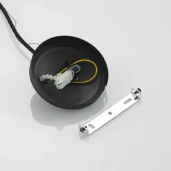 Lucande Binta lámpara colgante 3 luces, gris plata