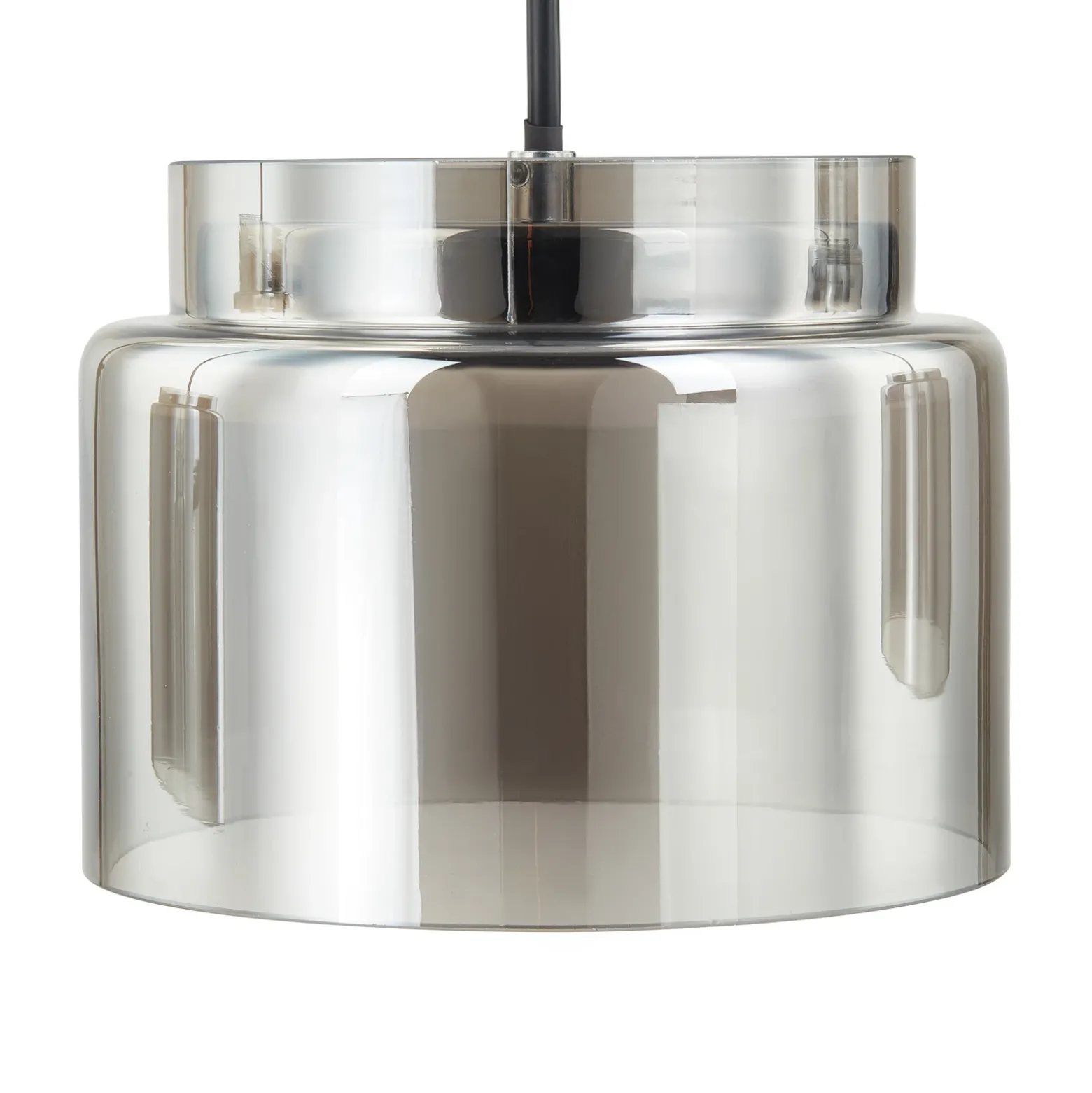 Lucande Diano lámpara colgante, gris humo, 4 luces