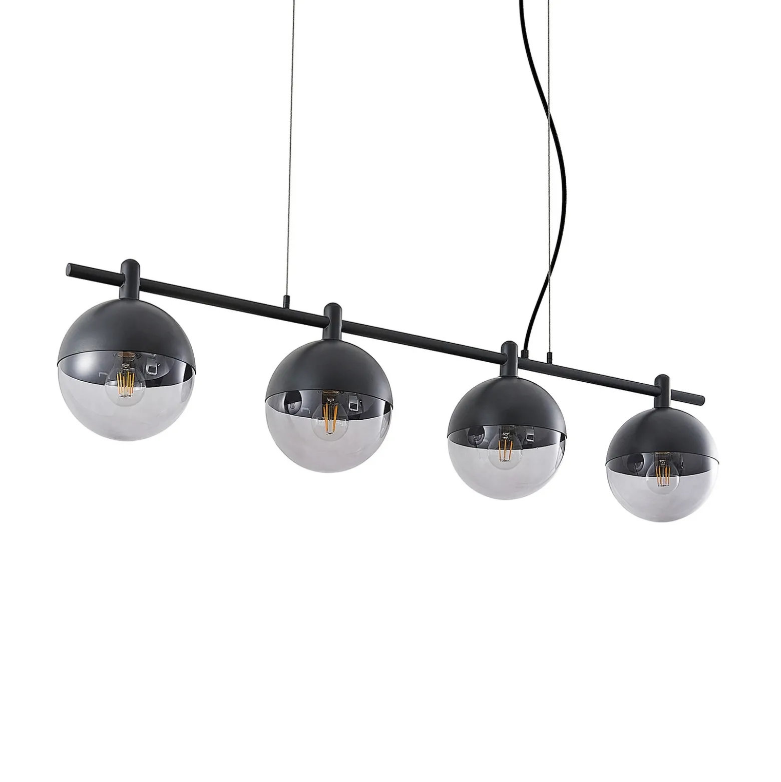 Lucande Dustian lámpara colgante, 4 luces