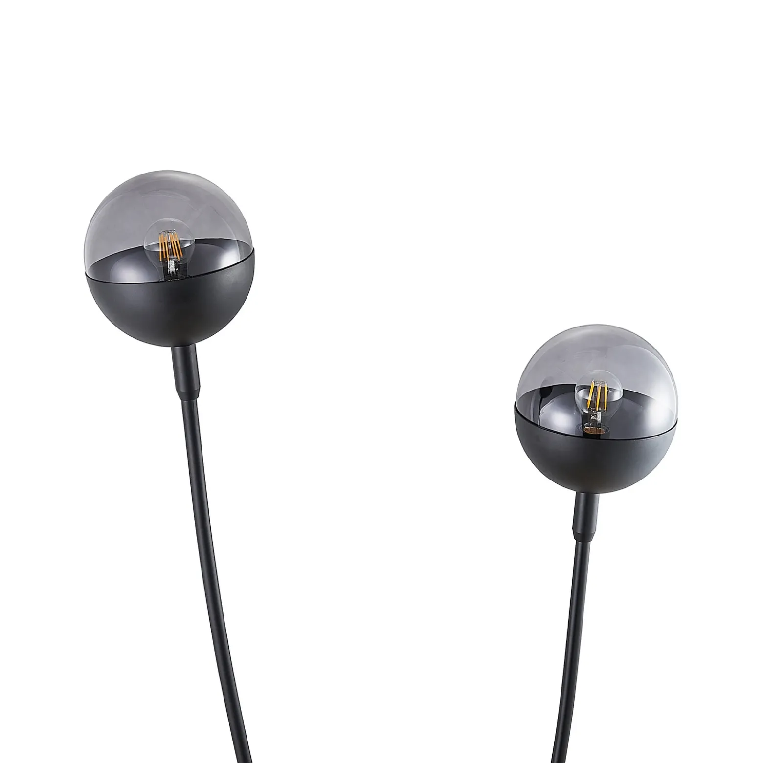 Lucande Dustian lámpara de pie, 2 luces