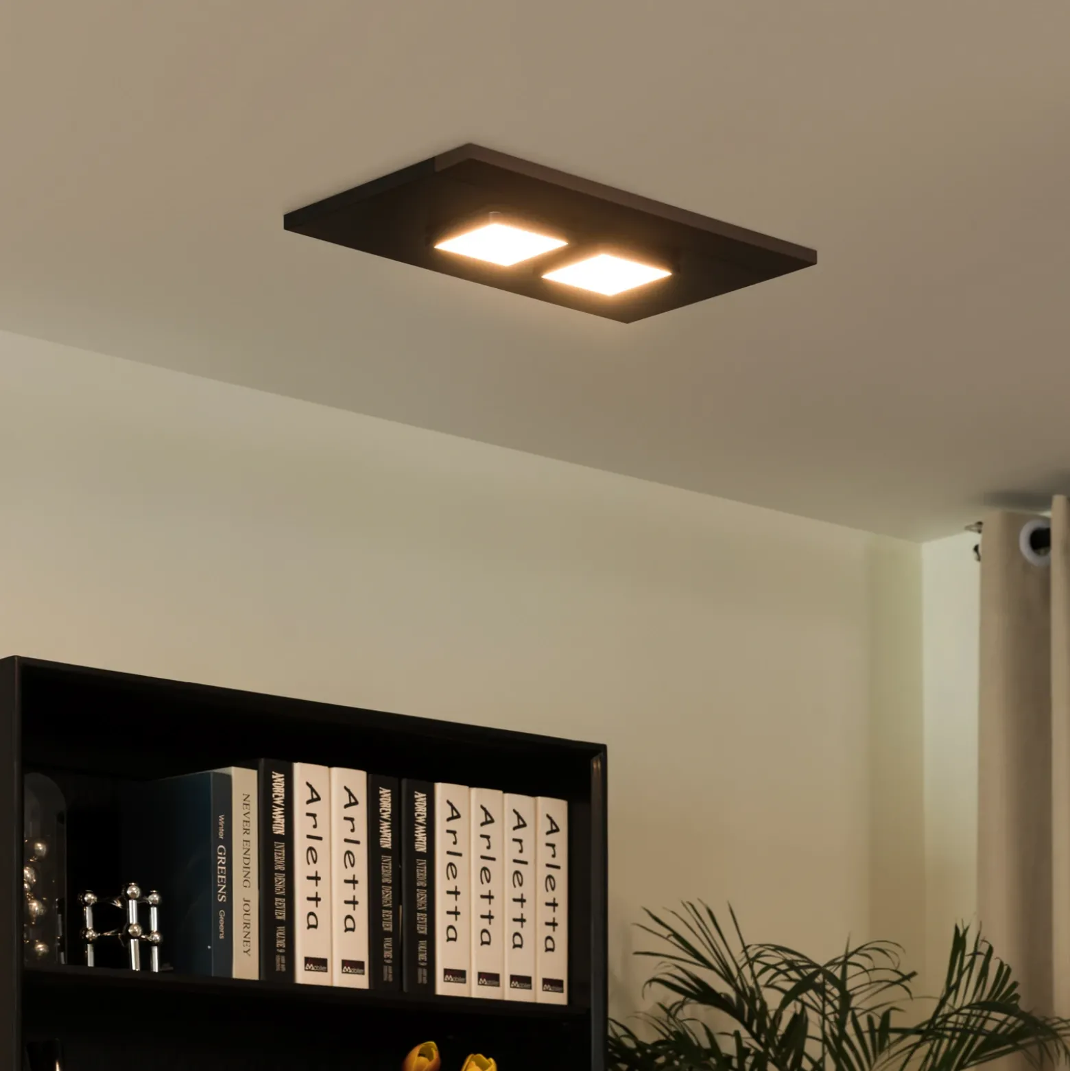 Lucande Esteria plafón, 2 luces