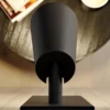 Lucande foco Angelina, negro/oro, metal, 1 luz.