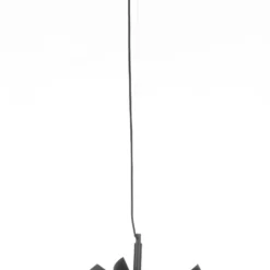 Lucande Imron lámpara colgante, 6 luces, negro