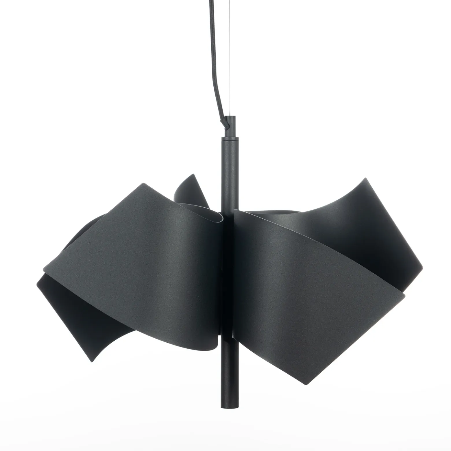 Lucande Imron lámpara colgante, 6 luces, negro